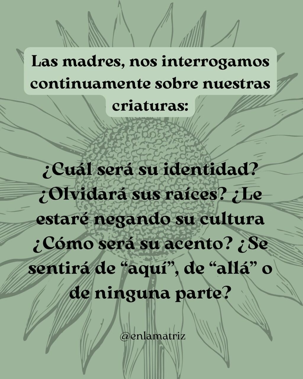 Instagram post from enlamatriz. This post is in position 2.