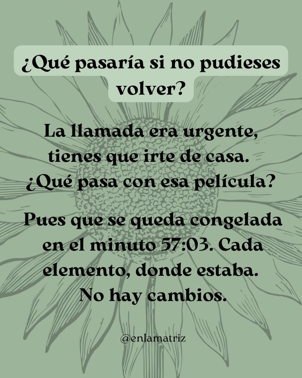 Instagram post from enlamatriz. This post is in position 3.