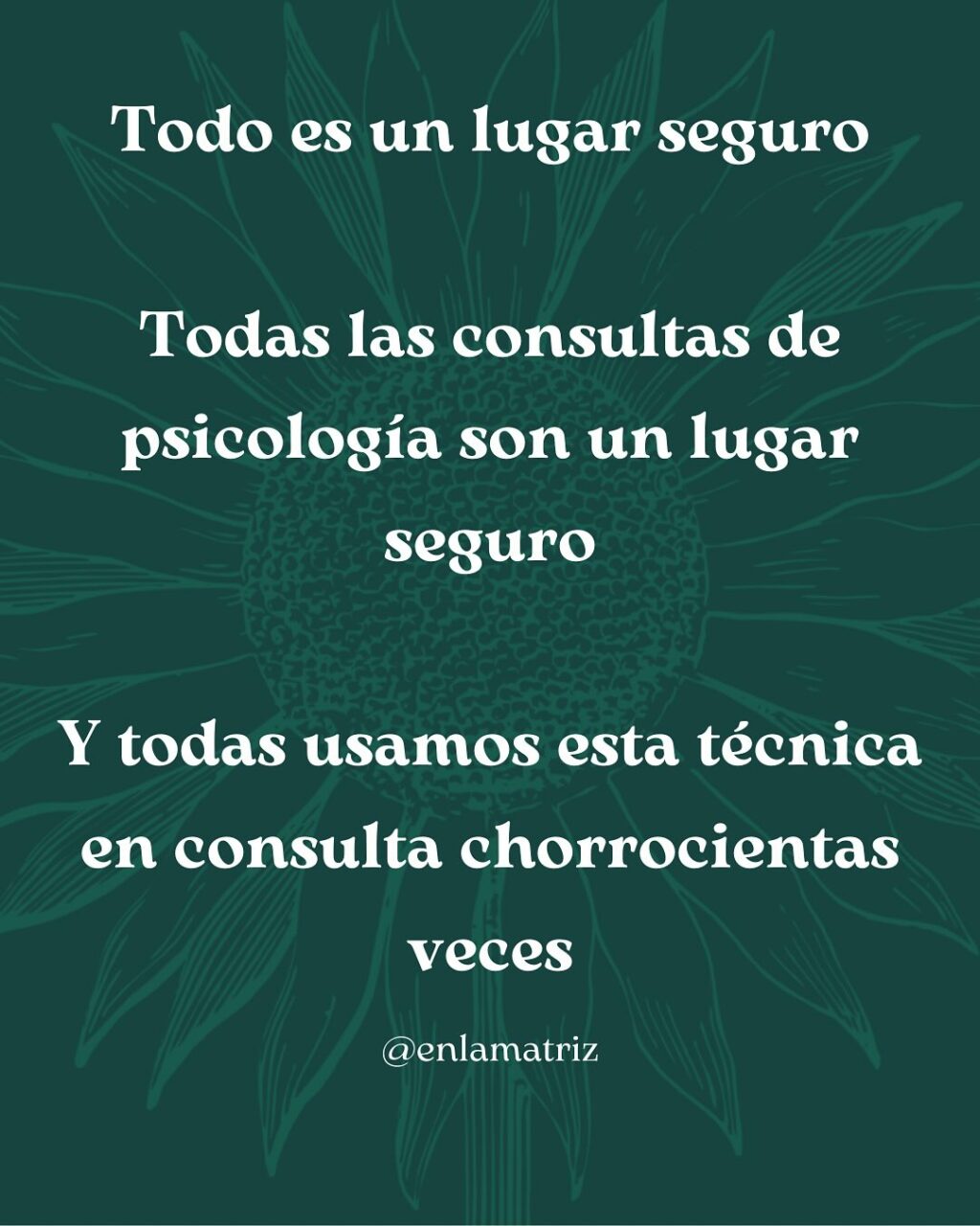 Instagram post from enlamatriz. This post is in position 2.