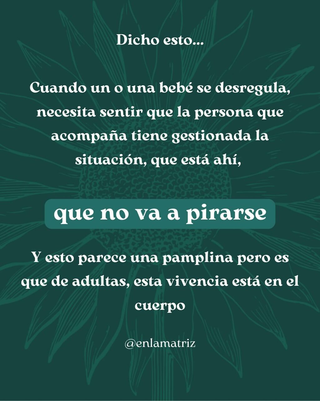 Instagram post from enlamatriz. This post is in position 2.