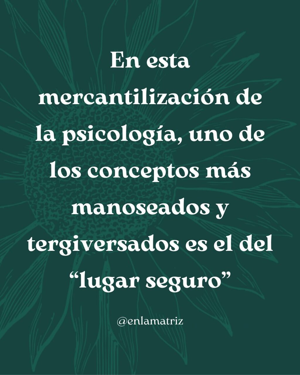 Instagram post from enlamatriz. This post is in position 1.